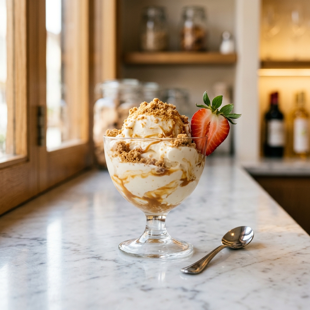 Cheese cake gelato artigianale — GIÓVA Gelato