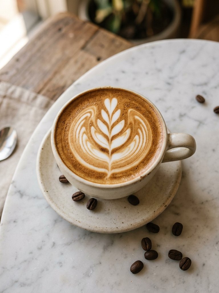 Latte art και espresso φτιαγμένος με προσοχή — GIÓVA, Αρκούδι