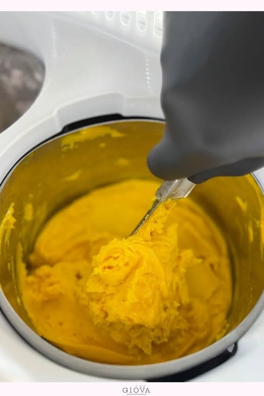 Mango gelato artigianale από φρέσκο μάνγκο — GIÓVA Gelato