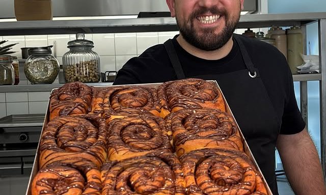 Chocolate rolls φρεσκοψημένα
